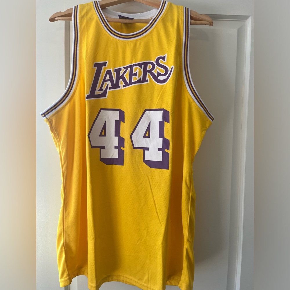 Lakers jersey (not an official jersey).